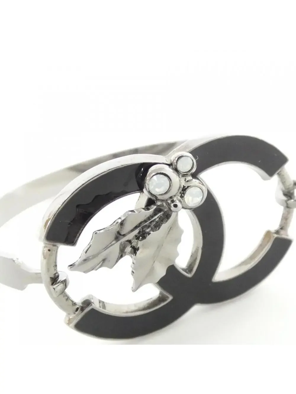 Chanel Bangle Metal Navy And Silver #327496C73B